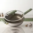 34Cm Titanium Non Stick Pan