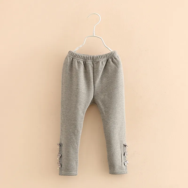 Small And Medium-sized Children's Trousers Plus Velvet