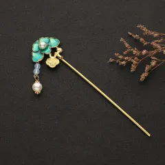 Antique Hairpin Hanfu Accessories Burning Blue Retro Hairpin - View 1