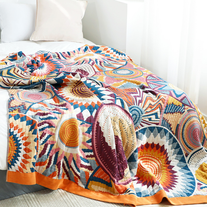 Gauze Cotton Towelling Quilt Single And Double (Photo