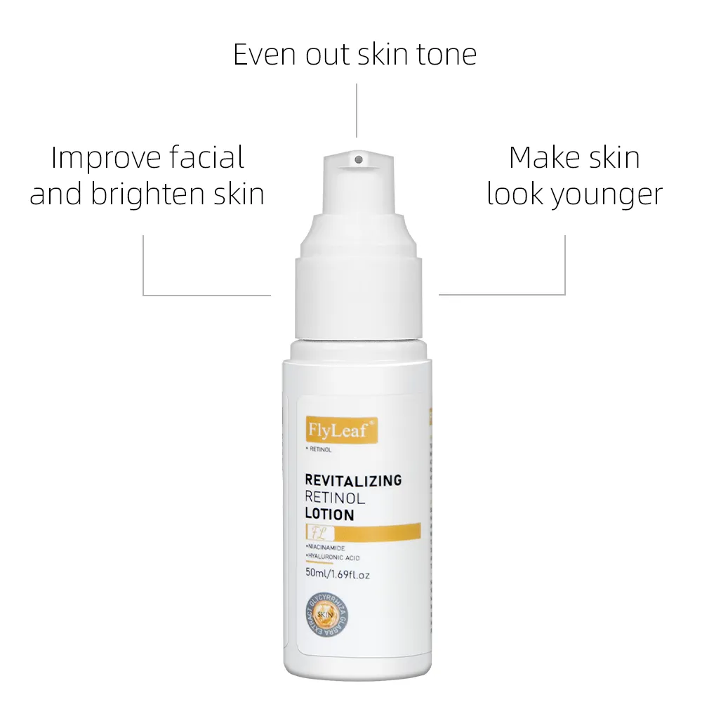 Private Label Anti Aging Face Cream Retinol Face Cream Collagen Hyaluronic Acid Face Moisturizer Skin Care Retinol Serum Lotion - 50Ml