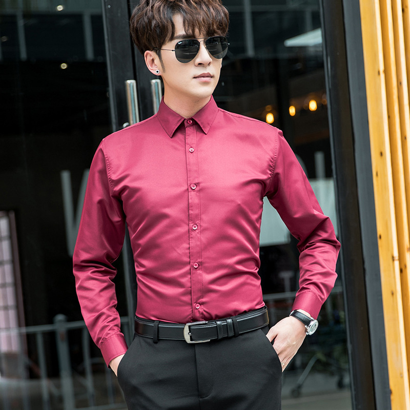 Youth Slim Shirt Korean Style Tide Brand Jacket