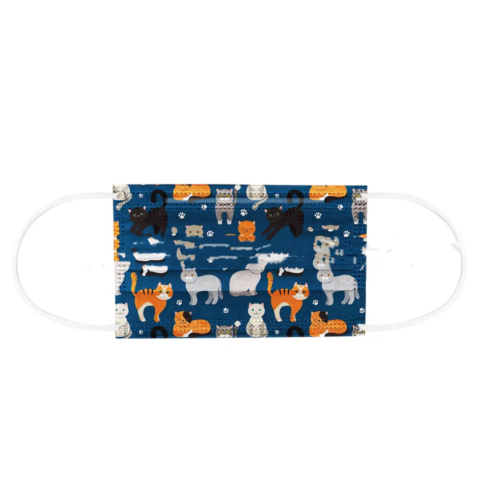Disposable Children's Tie-dye Printing Protective Mask
