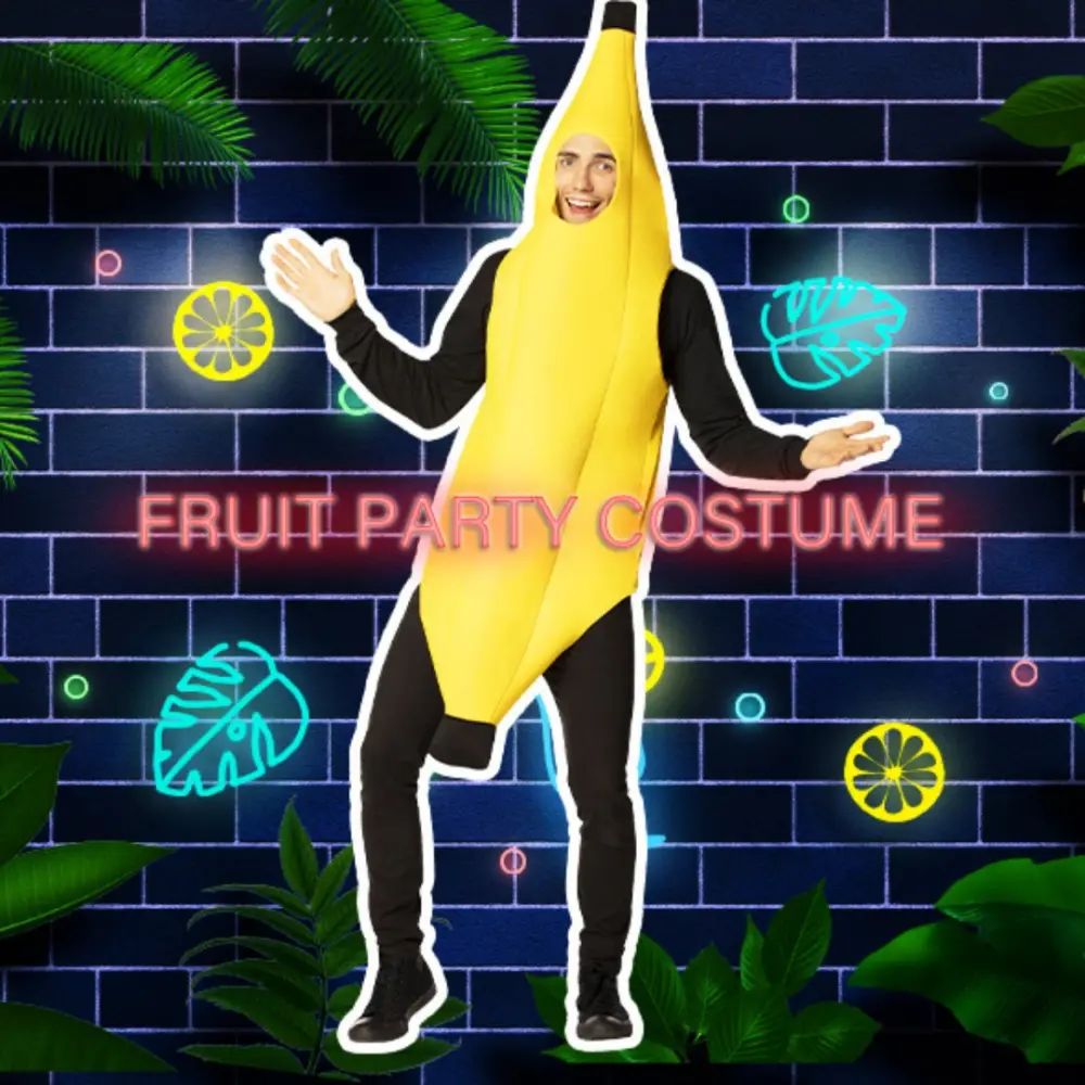 Halloween Carnival Party Costume Banana Prop Stage Performance