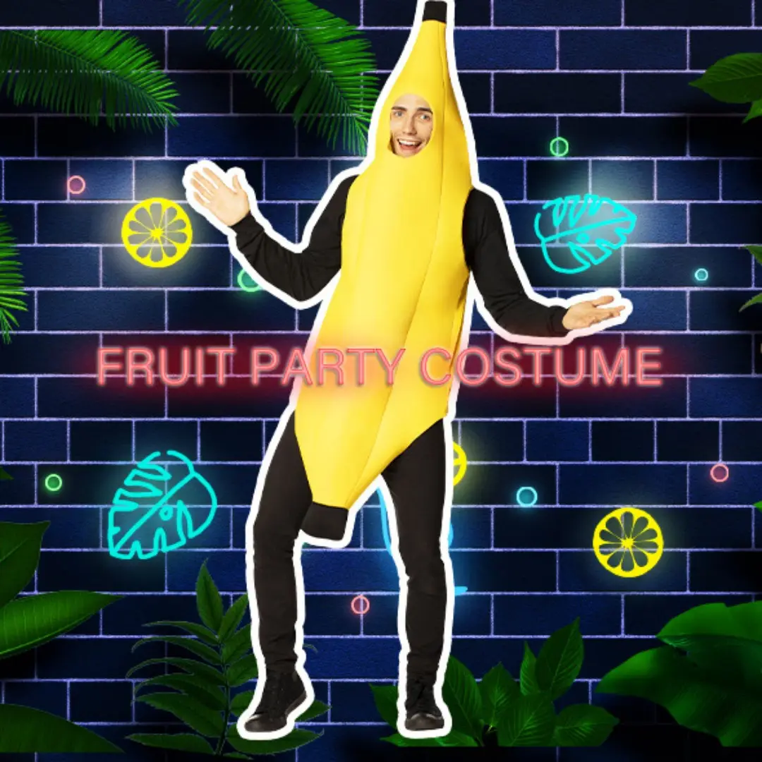 Halloween Carnival Party Costume Banana Prop Stage