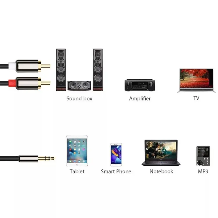 Audio Computer Phone with Speaker Cable