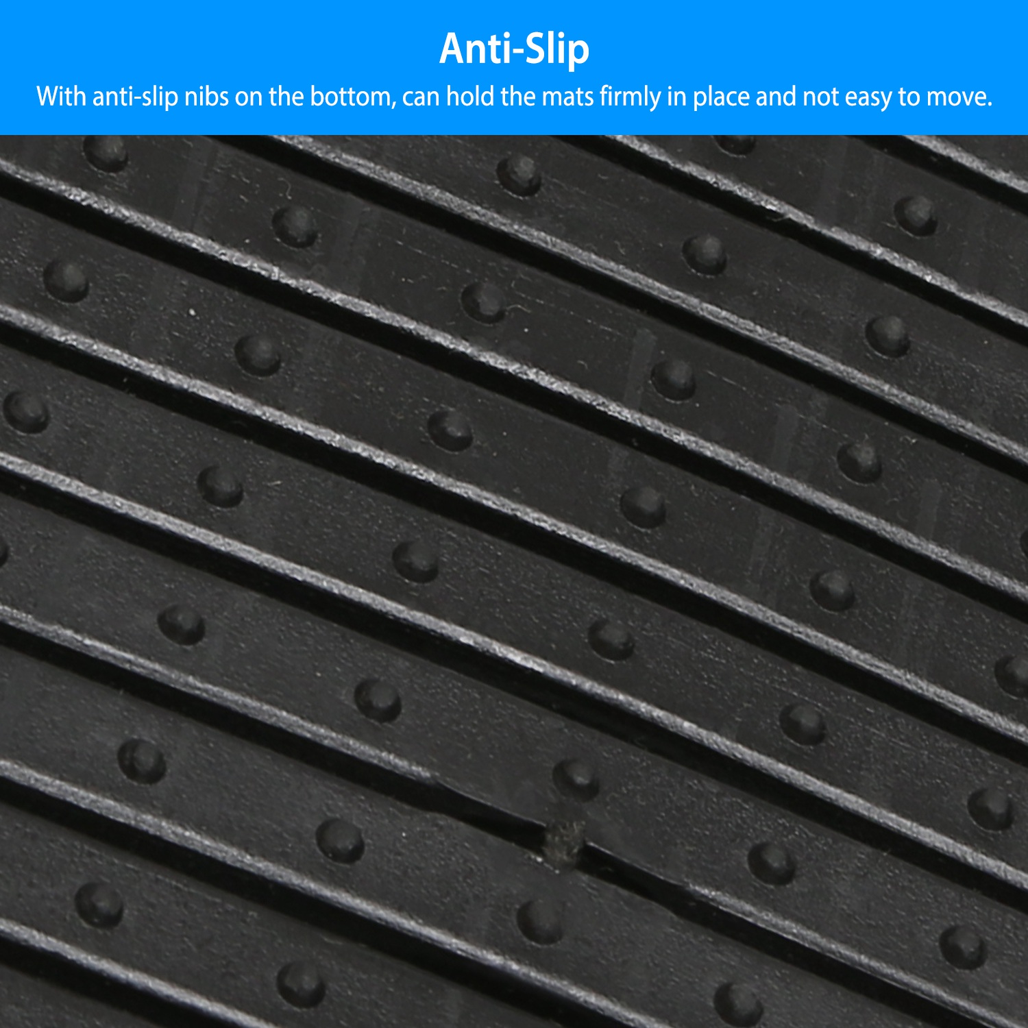 1Set Automotive Floor Mats With Front And Rear PVC Rubber Floor Mats Heavy Duty Drive Vehicle Car Mats With Trimmable Design Fit Most Cars SUVs Trucks — foto 8