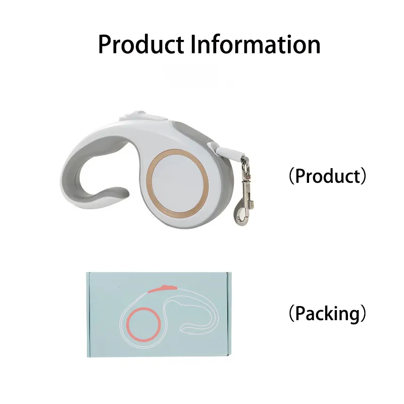 Automatic Explore Retractable Dog Leash Pet Traction