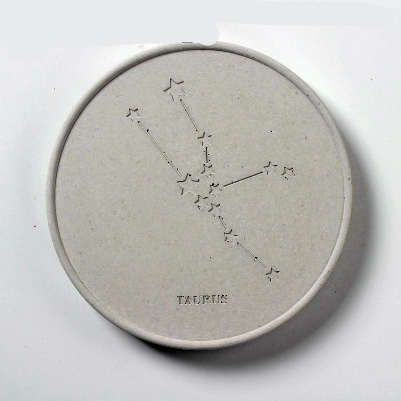 Title 14, Fair-faced Concrete Round Constellation Coaster...