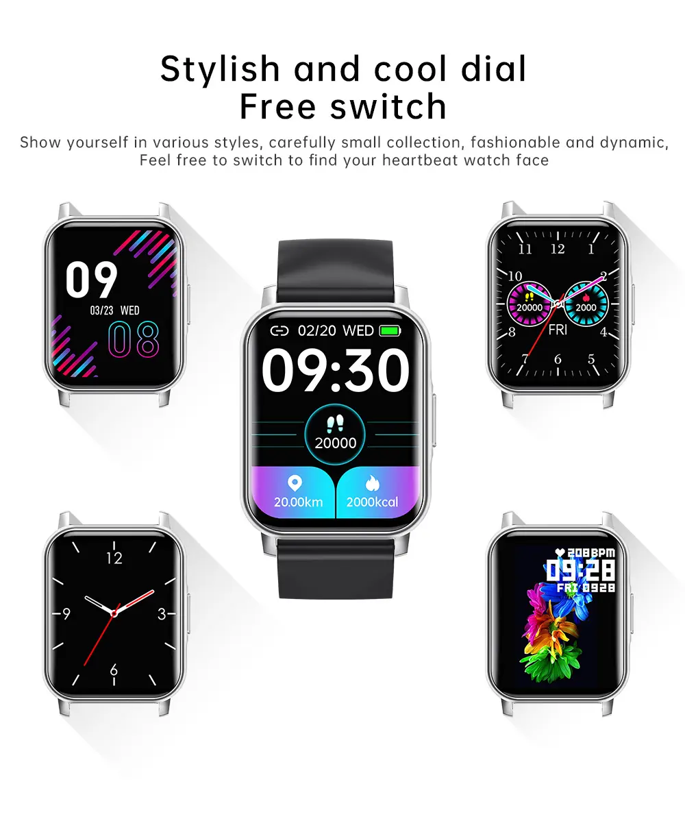 Smart Watch Heart Rate Blood Pressure Health