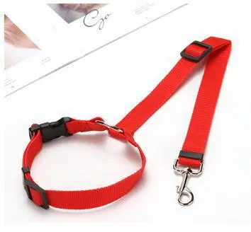Multicolor Fashion Pet Car Seat Belt Towing Rope Red1 - Shop at LoveMi