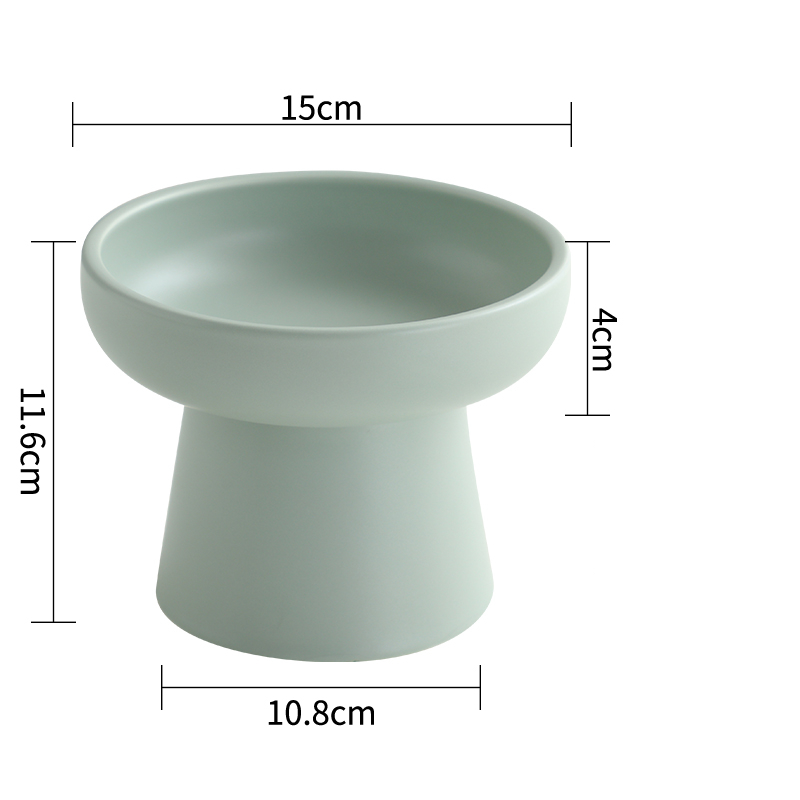 Large 15CM Matte Green