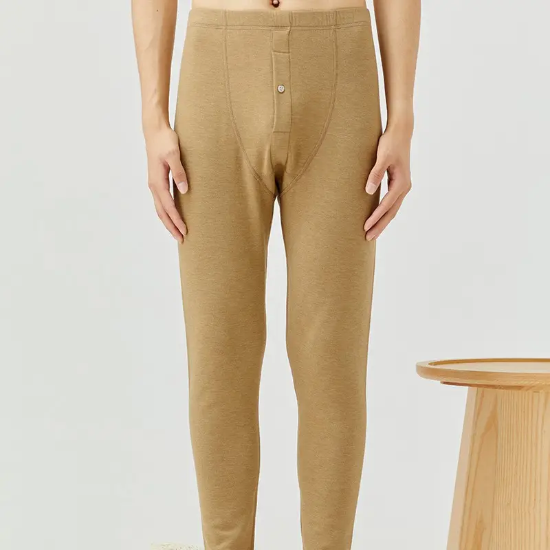 Cashmere Men's Warm Pants Single Piece