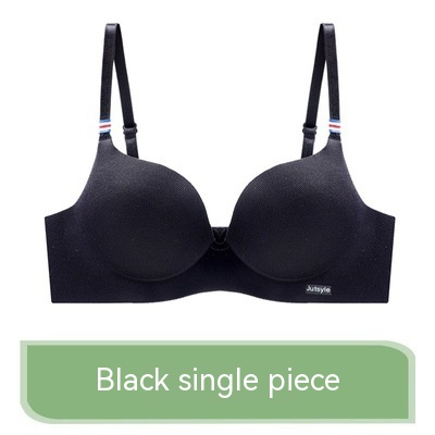 Title 5, Ice Silk Chest Gather Sexy Bra enhances your cu...