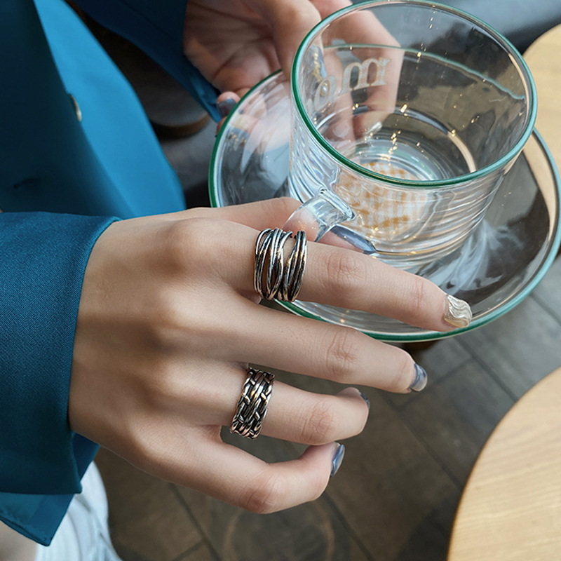 European And American Style Opening Adjustable Index Finger Ring