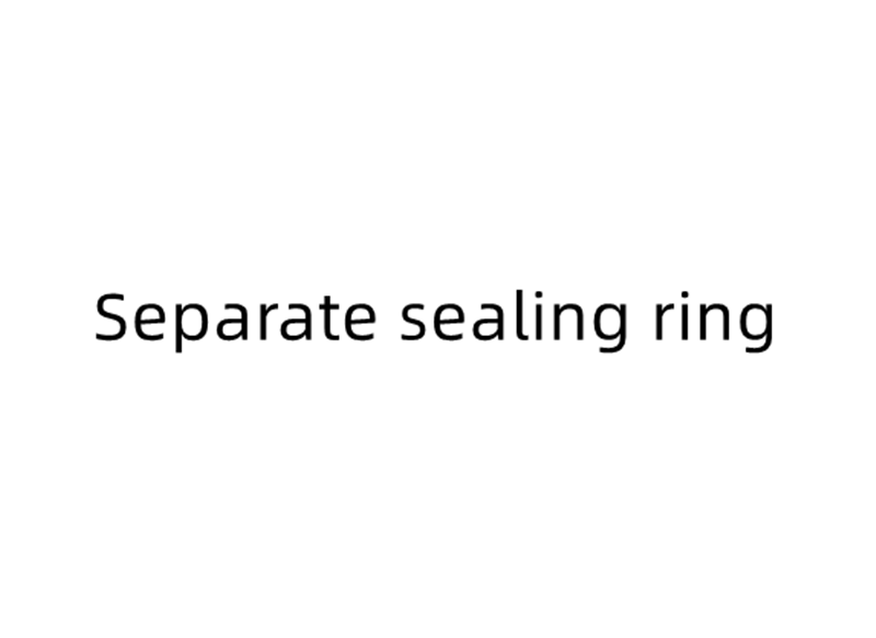 Separate sealing ring