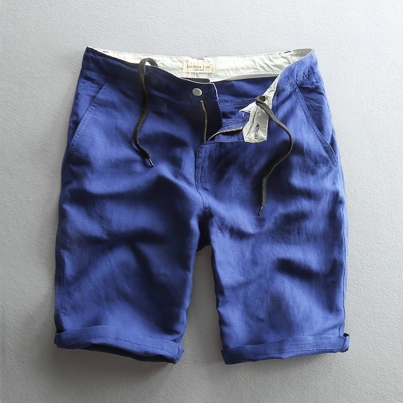 Title 1, Losse casual heren linnen shorts, vijf punten l...