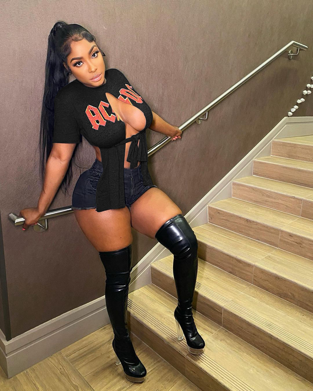 Women's Solid Color Printed Round Neck Fashion Wear Top