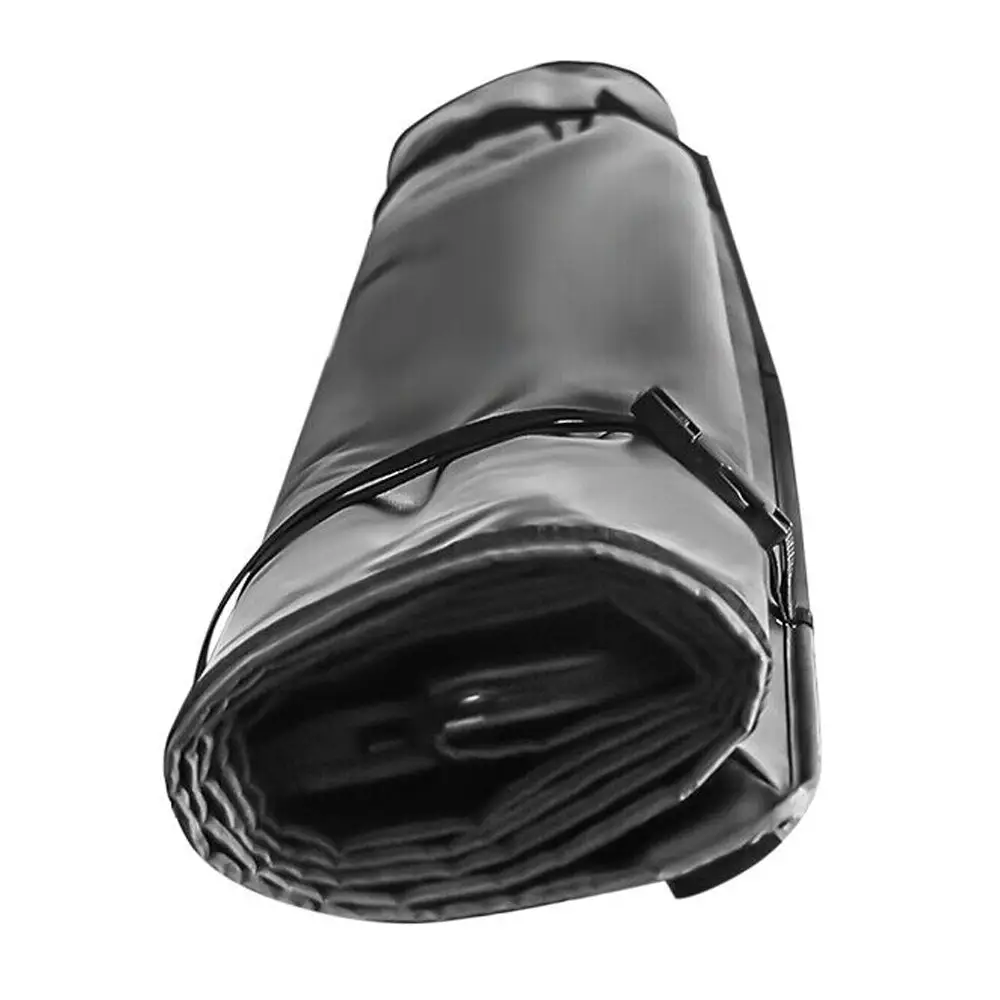 6.6FT Soft Roll Up Truck Bed Tonneau Cover For 14-18 Chevy Silverado GMC Sierra--A86315-M44200S