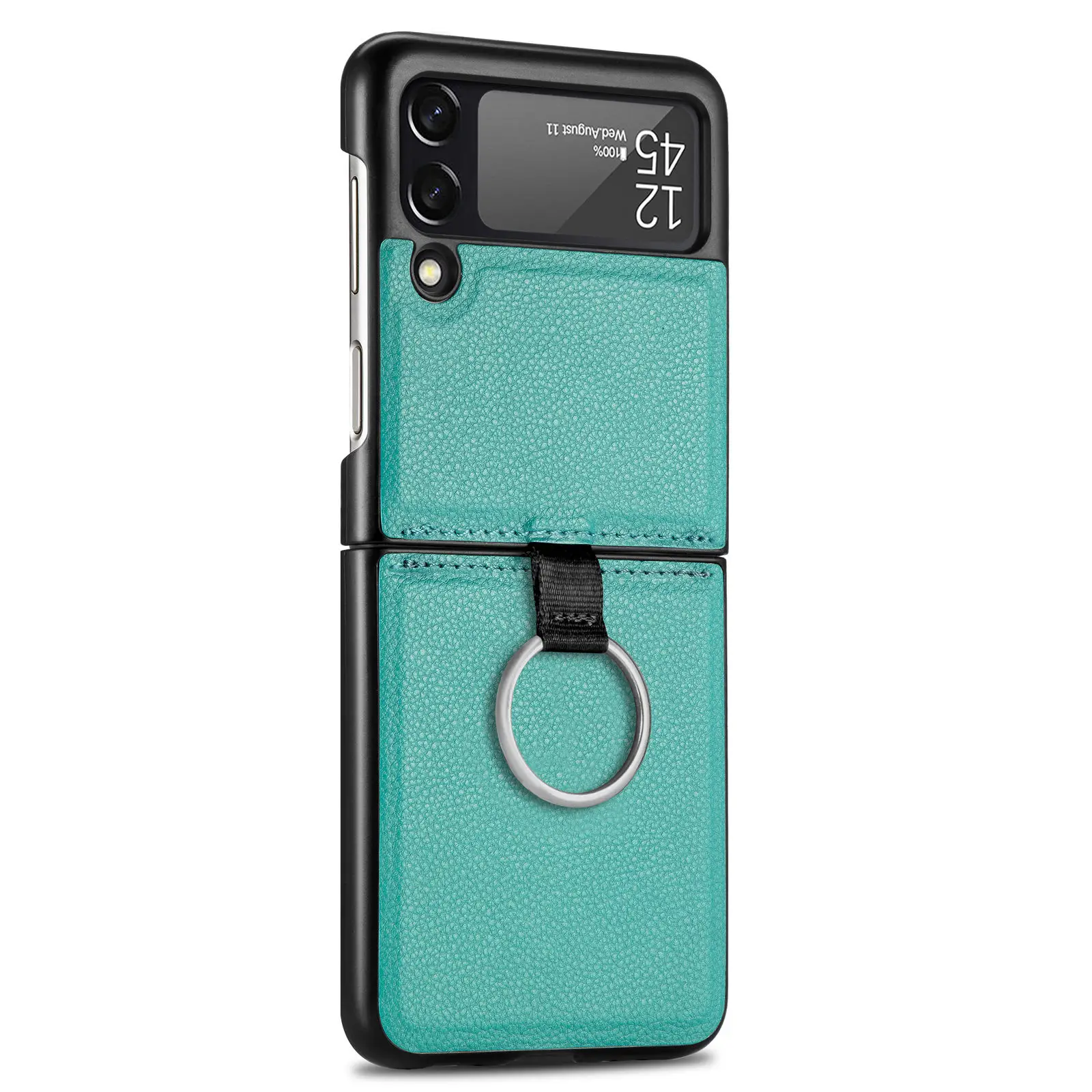 Leather Ring Type Mobile Phone Case Protective Shell