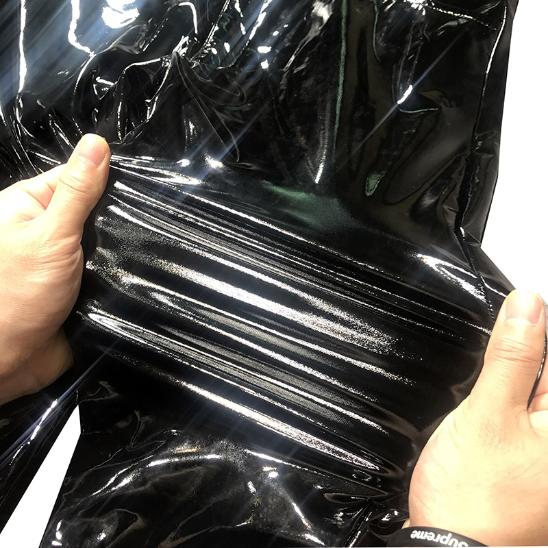 G-dragon With Bright Mirror Black PU Tight Leather Pants