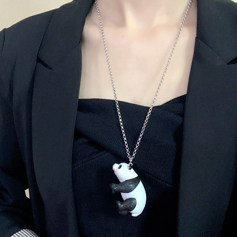 Cute Animal Hip-hop Street Style Sweater Chain