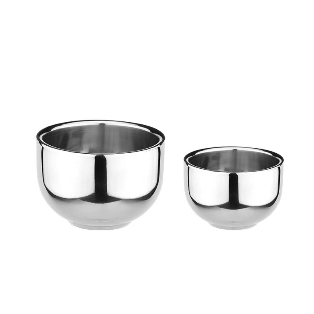 Stainless Steel Coffee Accompanying Mug Children's Water Cup Double Layer