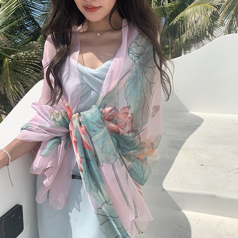 Widening And Lengthening Scarf Sun Protection Shawl