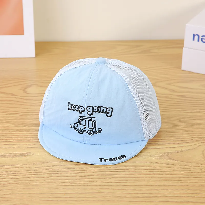 Children's Single-color Cartoon Car Embroidered And Pieced