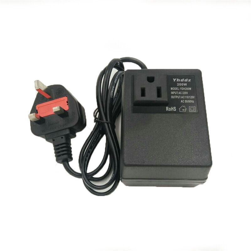 200W Power Voltage Converter Transformer Step-Down 220V240V To 110V120V UK