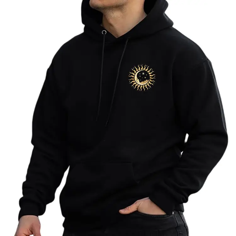 Casual Men's Printed Loose Long-sleeved Sweater