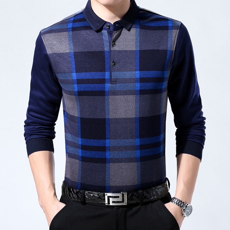 Long-sleeved T-shirt Men's Middle-aged And Elderly Clothes