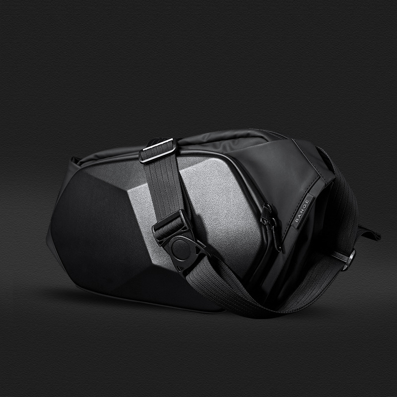 Shoulder Messenger Polyhedron Trendy Waist Bag Men