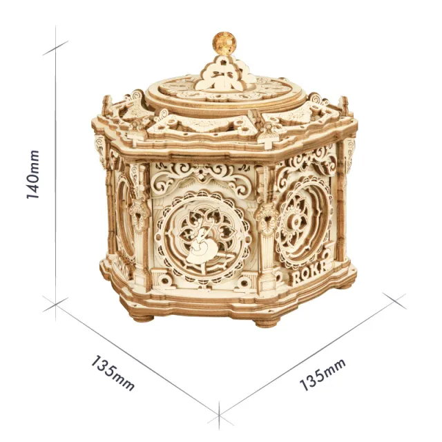 If State Music Box Carousel Amk52 Secret Garden - Shop at LoveMi