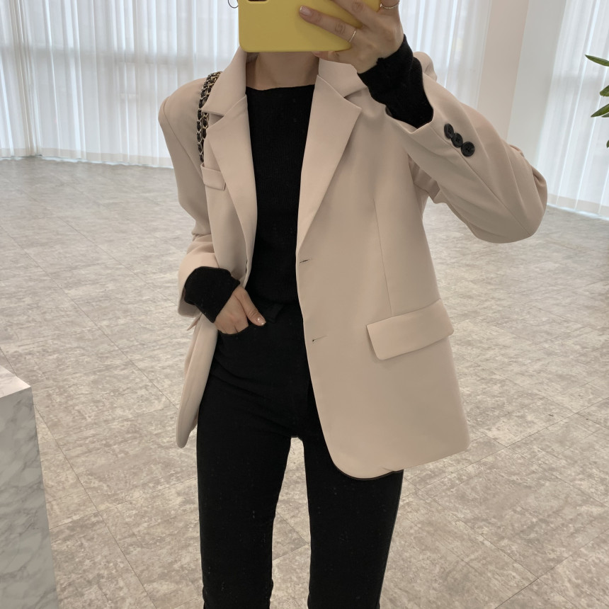 Long Sleeve Little Suit Short Coat Woman