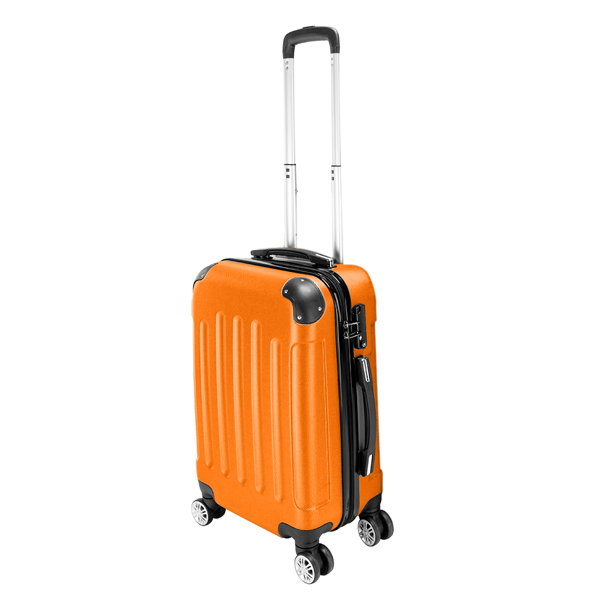 3-in-1 ABS Trolley Case 20 Inches, 24 Inches, 28 Inches Orange — foto 10