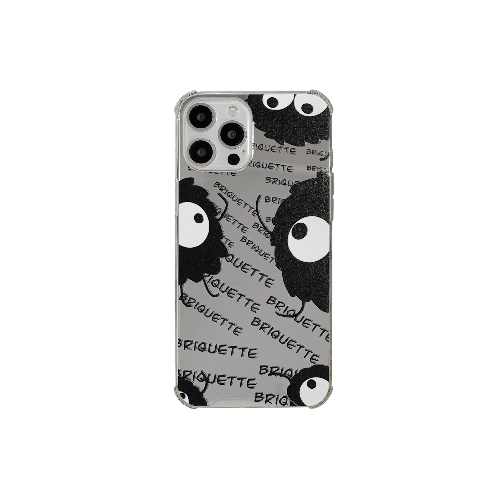 Mirror Black Briquettes Phone Case Cute New