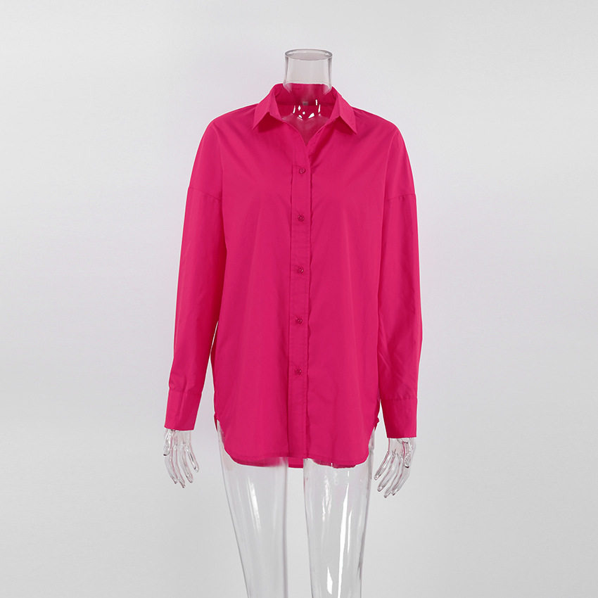 Women's Loose Casual Long Sleeves Shirt Top
