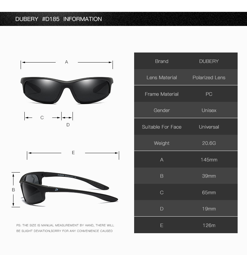 Title 2, Sports Cycling Polarized Sunglasses D185