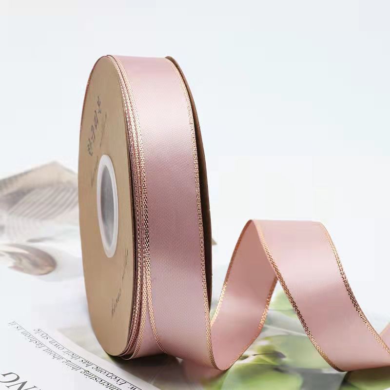 23cm Double Gold Edge Polyester Belt Ribbon - Image 17