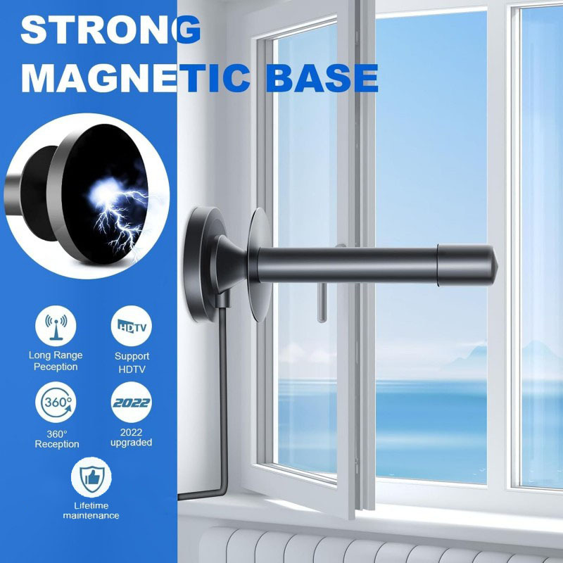 Most Powerful Indoor TV Aerial  Best Indoor TV Aerial For Digital Freeview With Booster  Digital Indoor Aerial 250 Miles Long Range  Smart Signal Tech For Indoor TV Aerials With Strong Signal UK 6