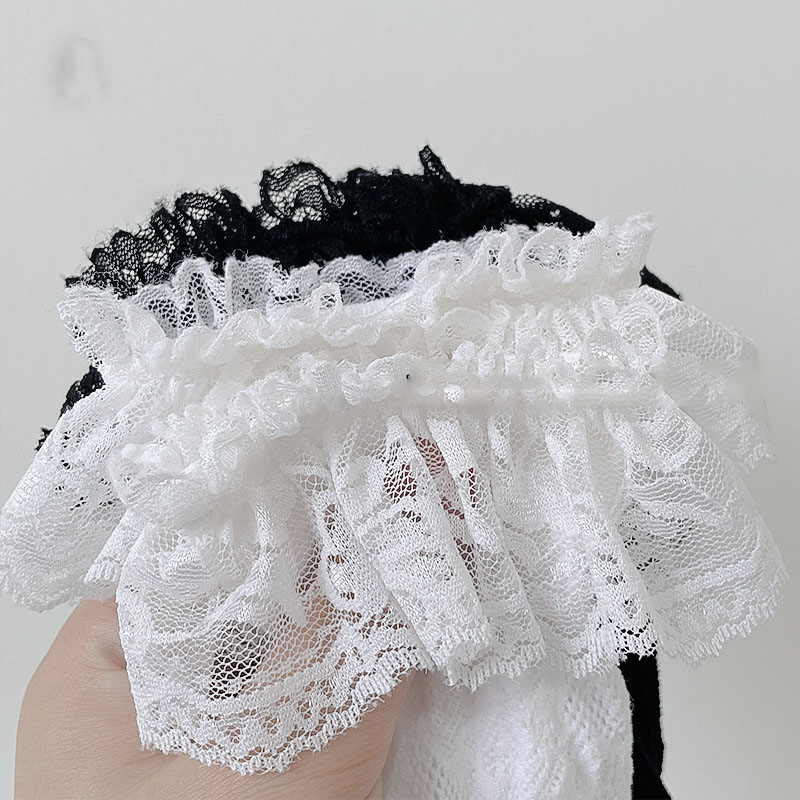 Fashion Simple Hollow Mesh Lace Women's Socks