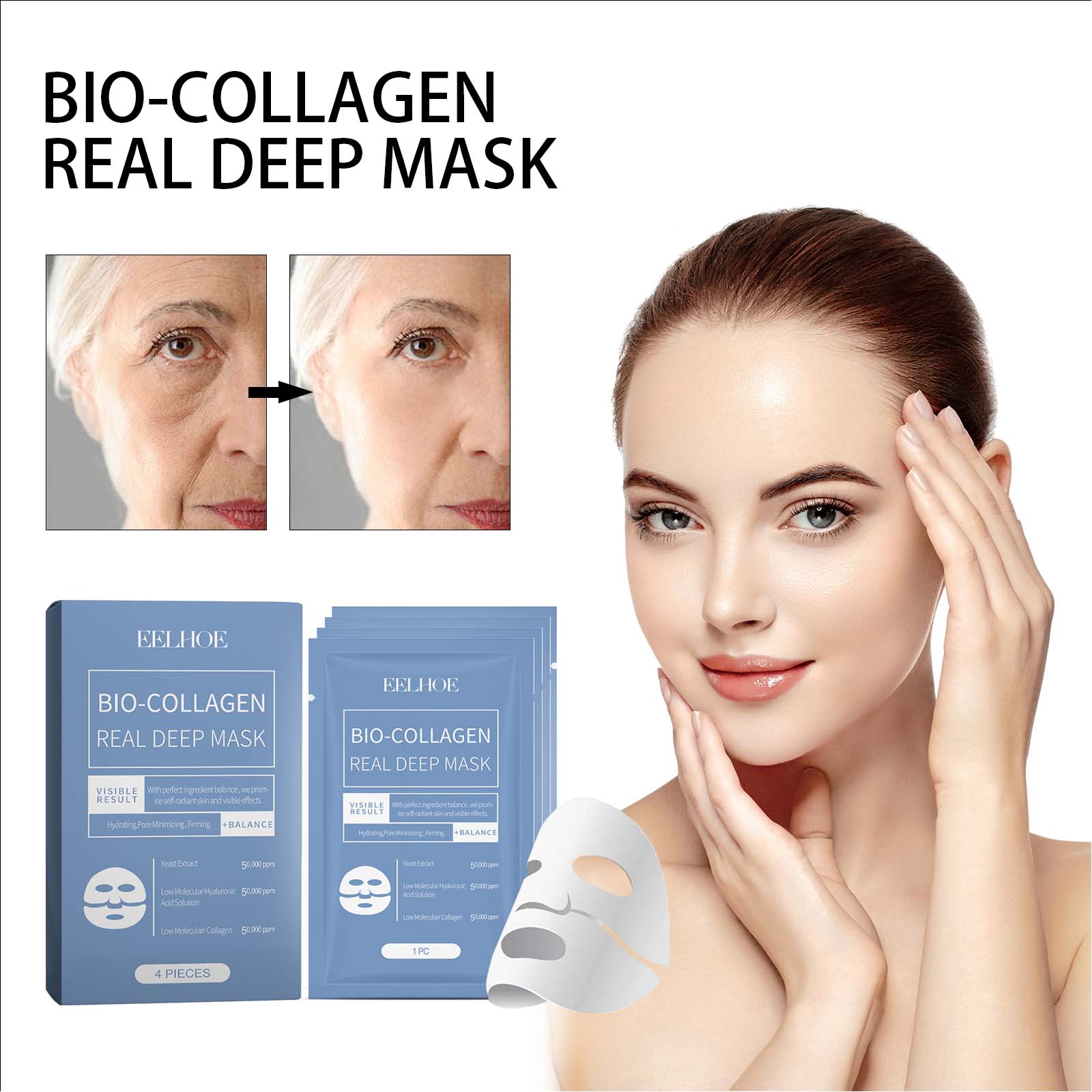 Only Supports Self Pickup With Waybill EELHOE Bio-Collagen Real Deep Mask... 4