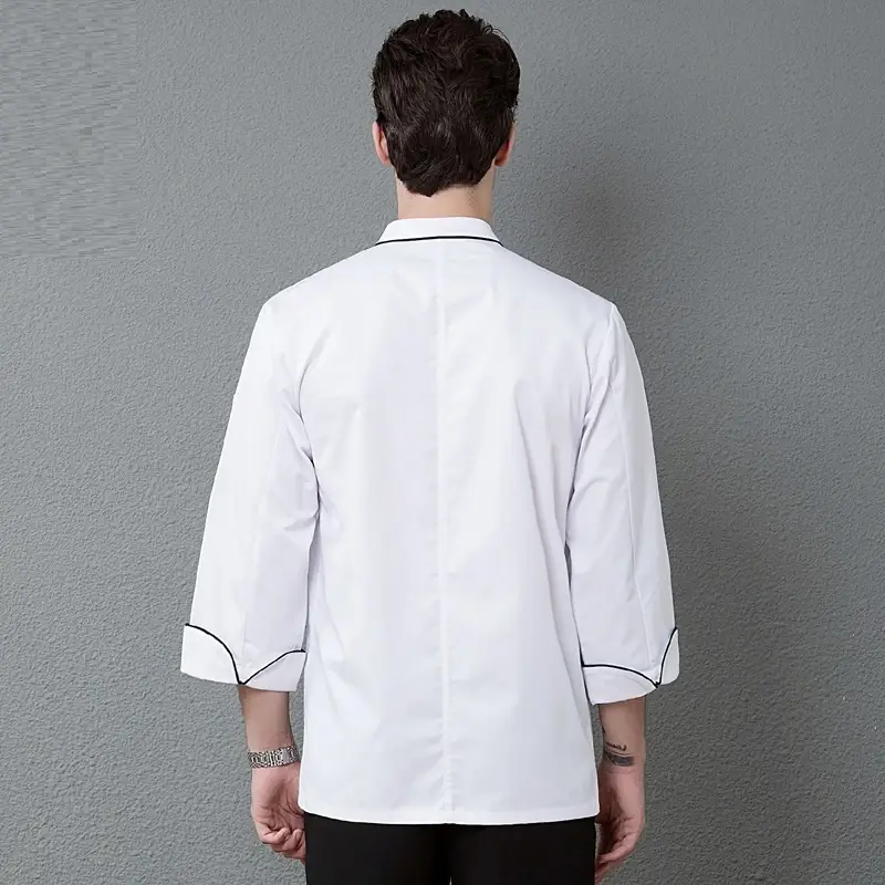 Men's And Women's Hotel Kitchen Catering Bakery Chef's Work Clothes