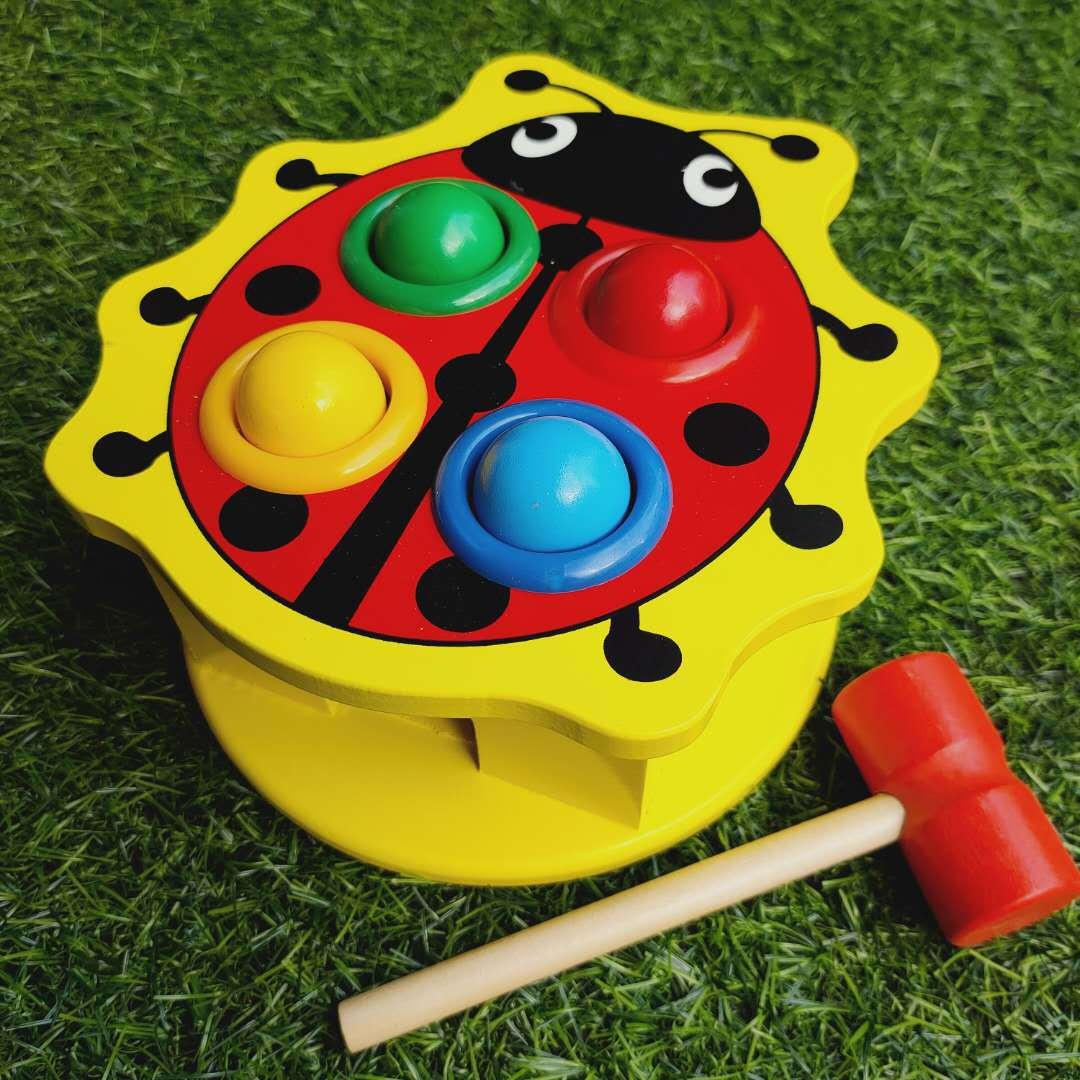 Title 19, Wooden Animal Knock The Ball Game Children