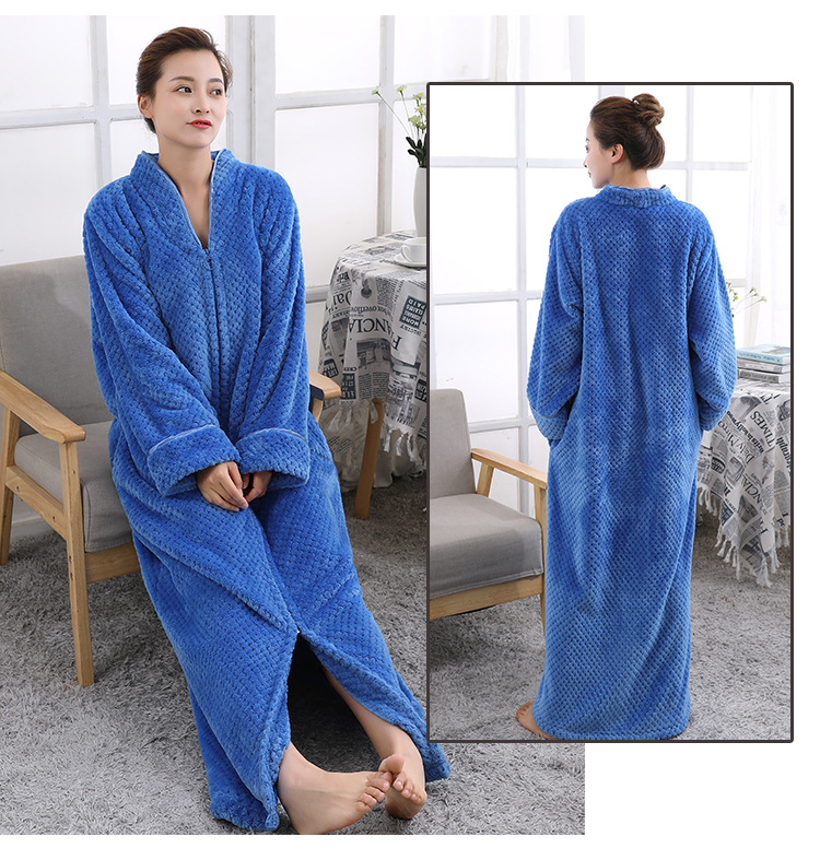 Title 8, Casual Ladies Thick Pajamas Flannel Home Wear