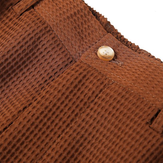 Men's Casual Shorts Waffle Fabric Slim Fit