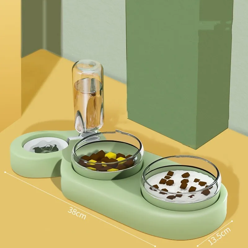 Cats Dogs Pets Rice Bowls Automatic Water Bowls – image 2