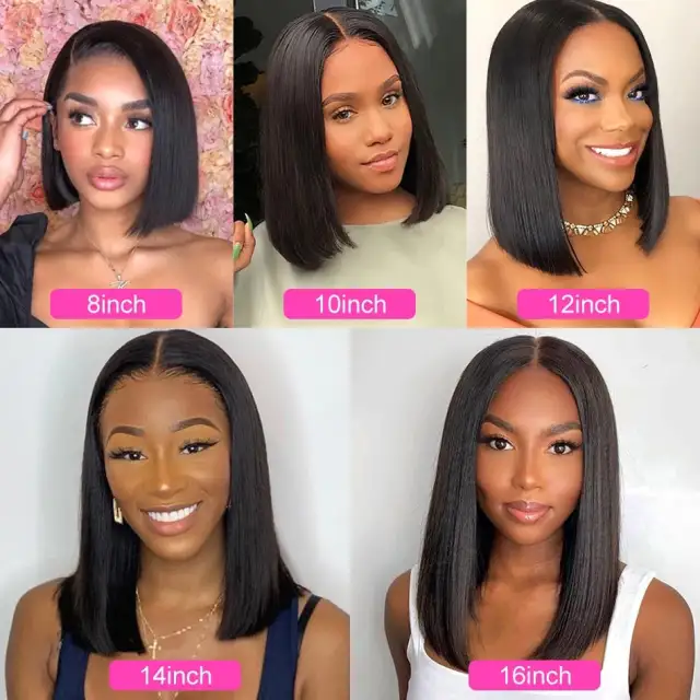 Front Lace Short Wave Head Wig 8 Inches - Shop at LoveMi