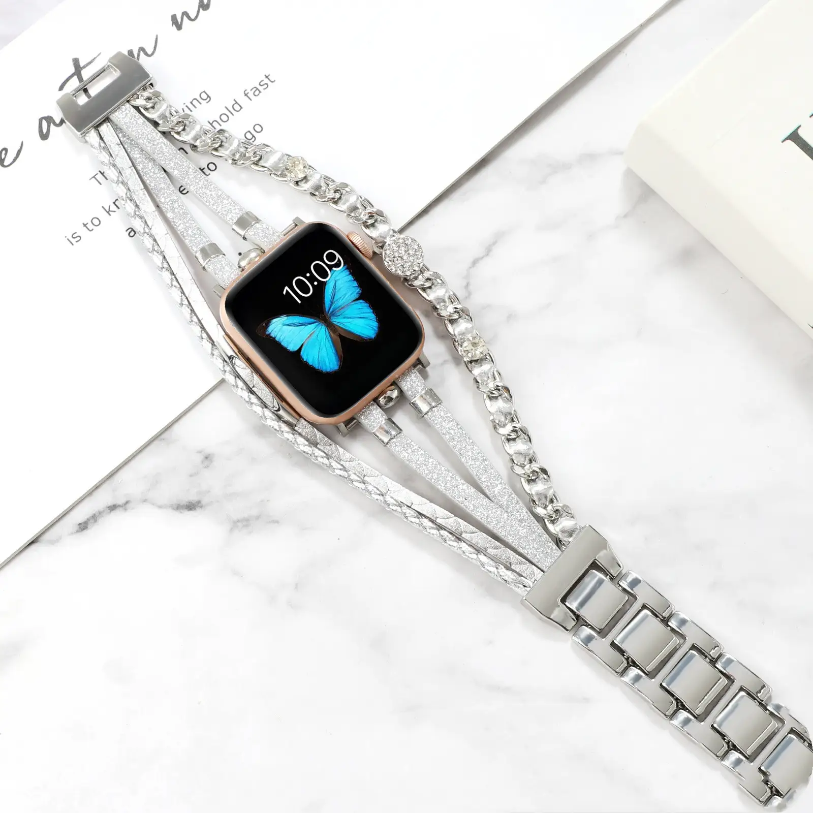 Life Tree Jewelry Leather Woven Watch Strap